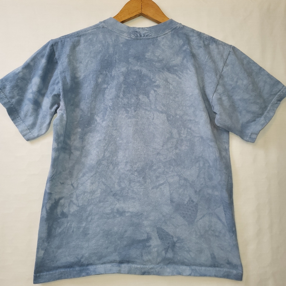 The Mountain Baby Seal T-shirt Kids‎ Size Large Blue Tie Dye Vintage 1999 - Picture 2 of 5